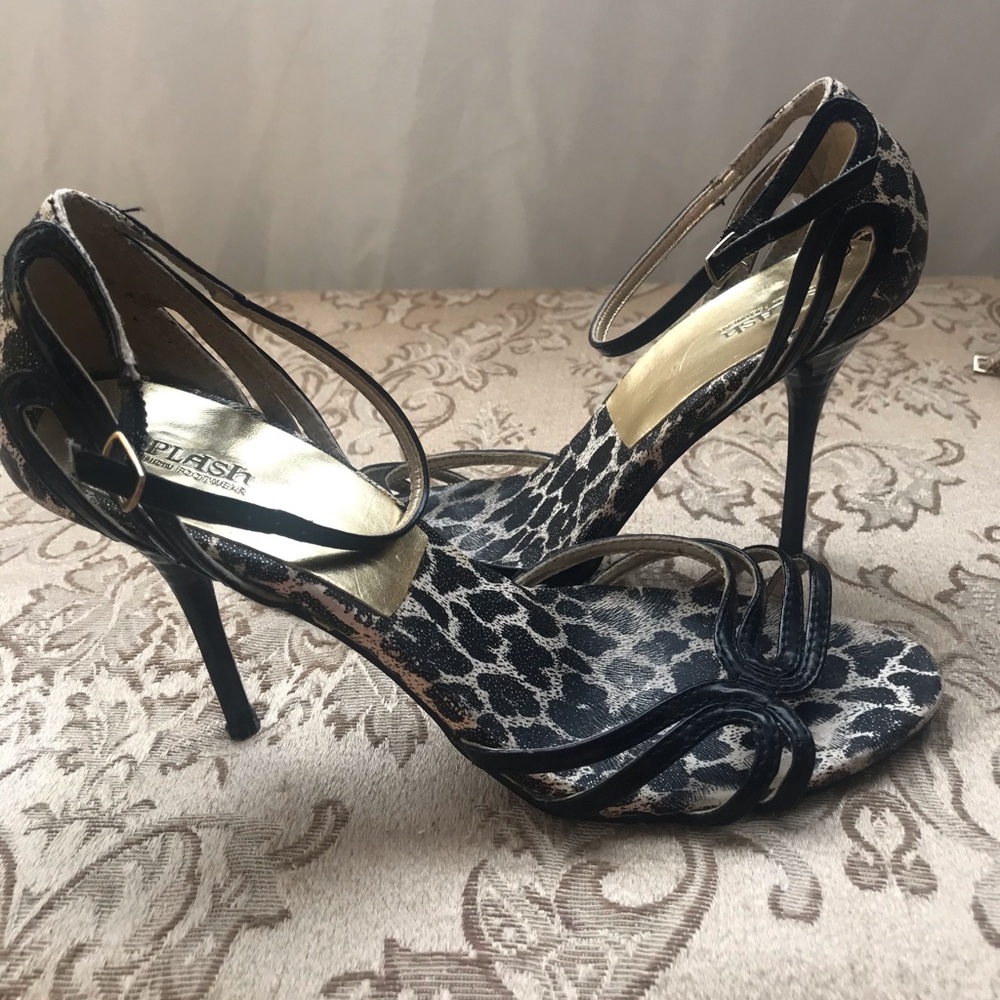 Ankle strap stilettos